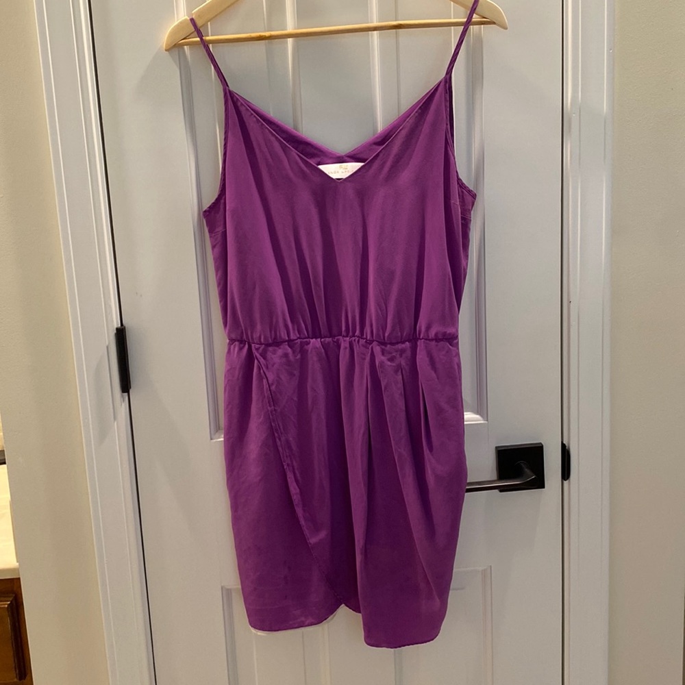 Purple mini dress